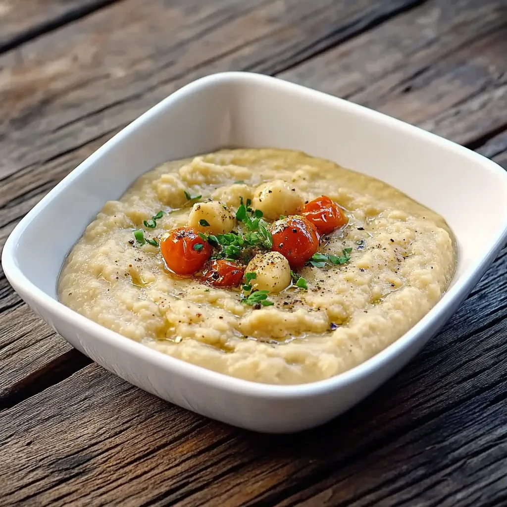 Um prato de sopa com tomate, cebola e nozes.