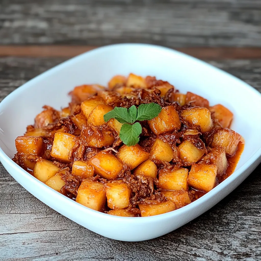 Um prato de comida com carne e batatas.