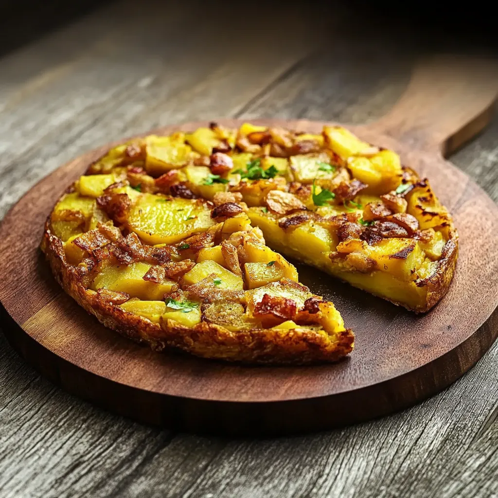 Pizza com cebola e bacon.