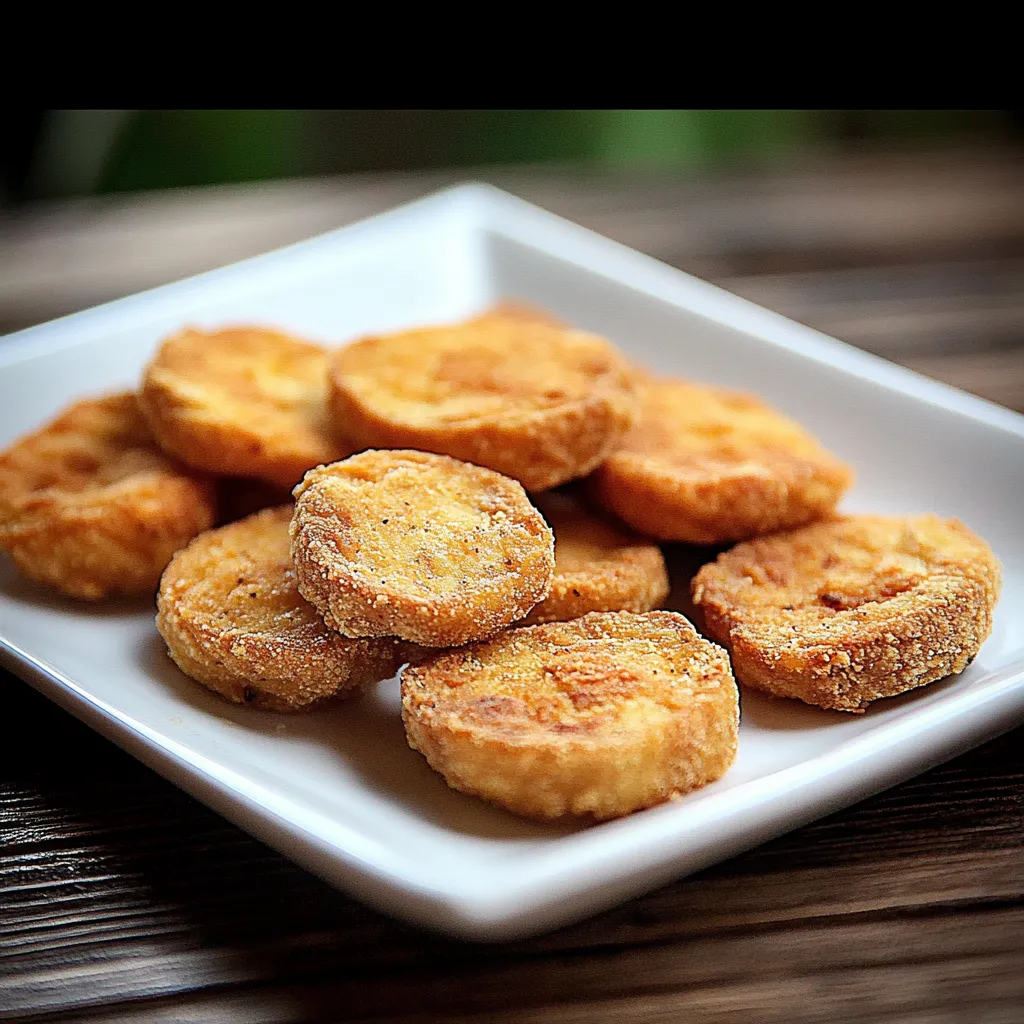 Um prato com pães fritos.