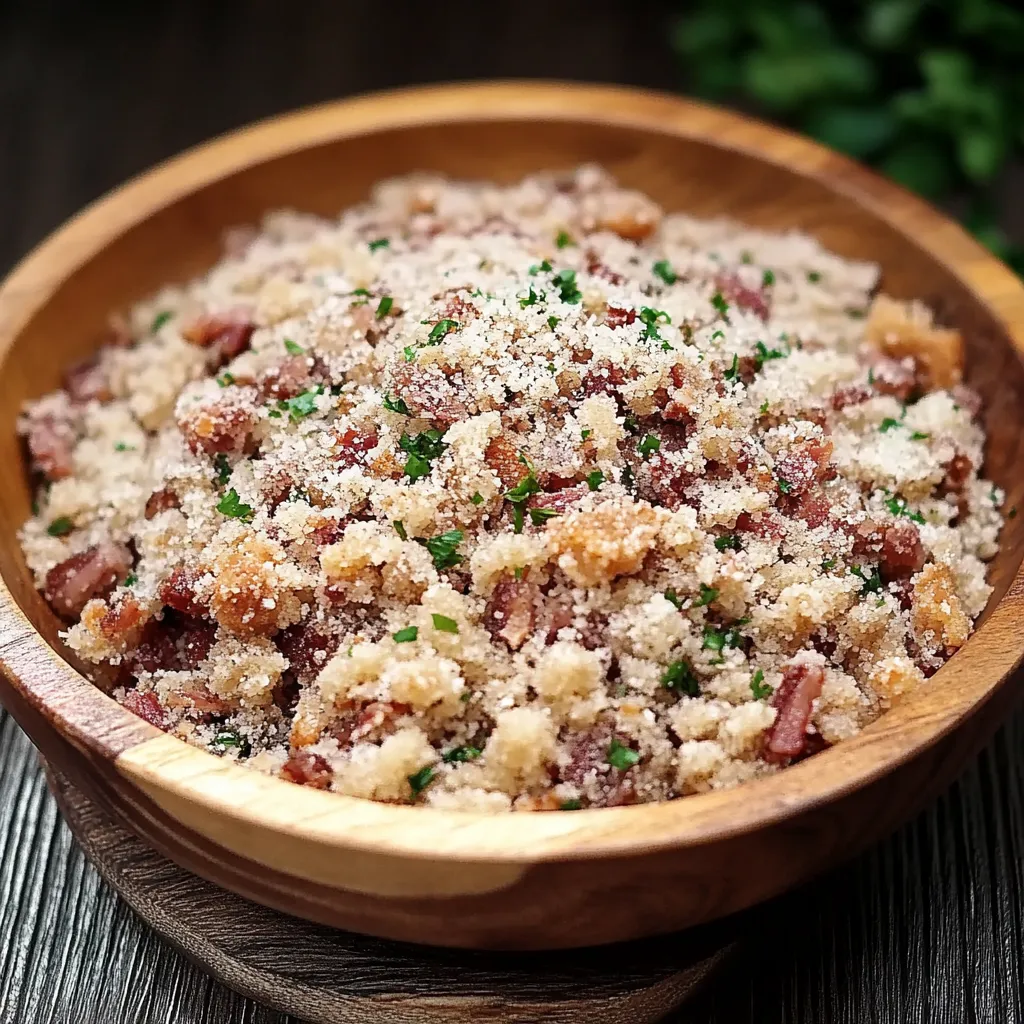 Um prato de comida com arroz, cebola e carne.