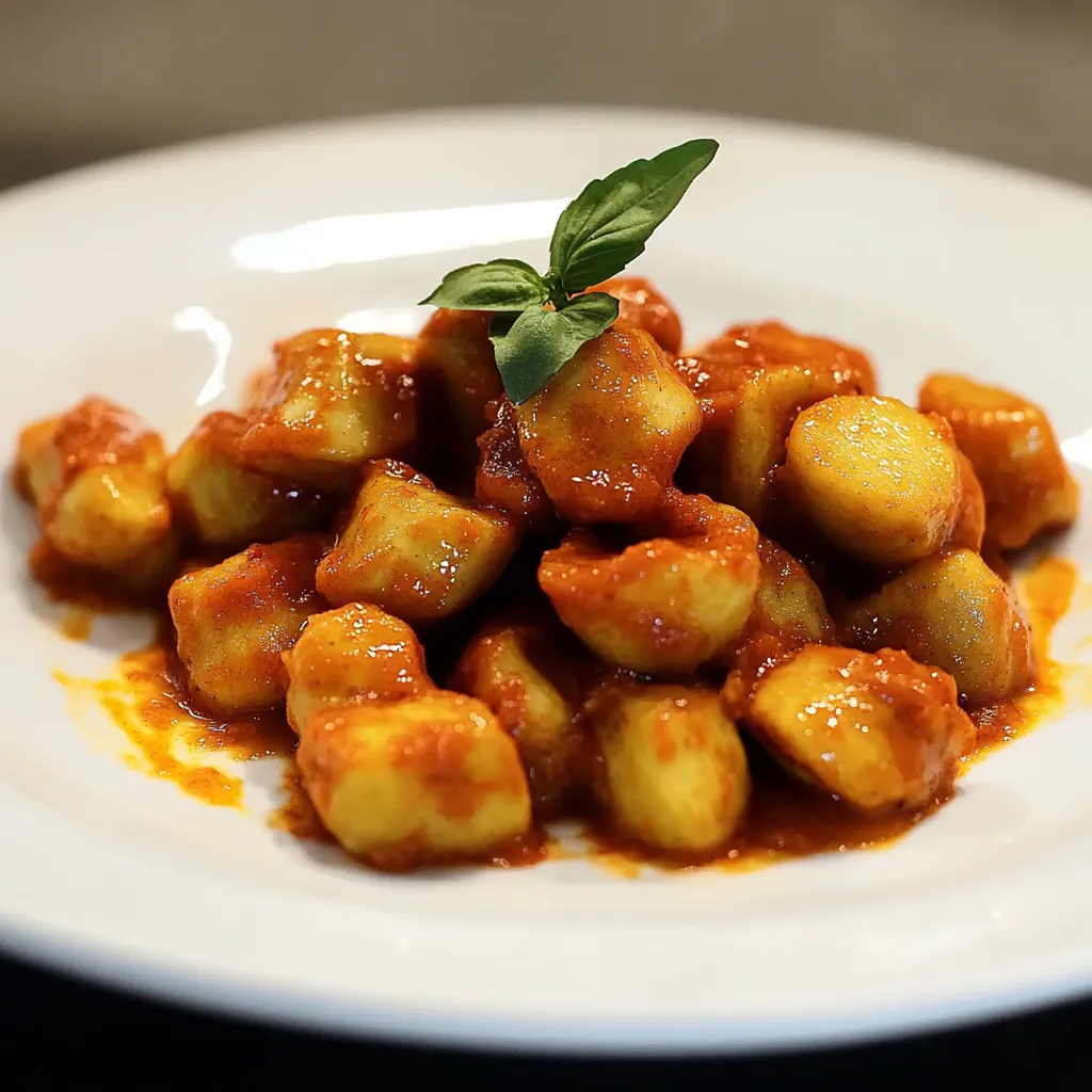 Macarrão com tomate e ervas.
