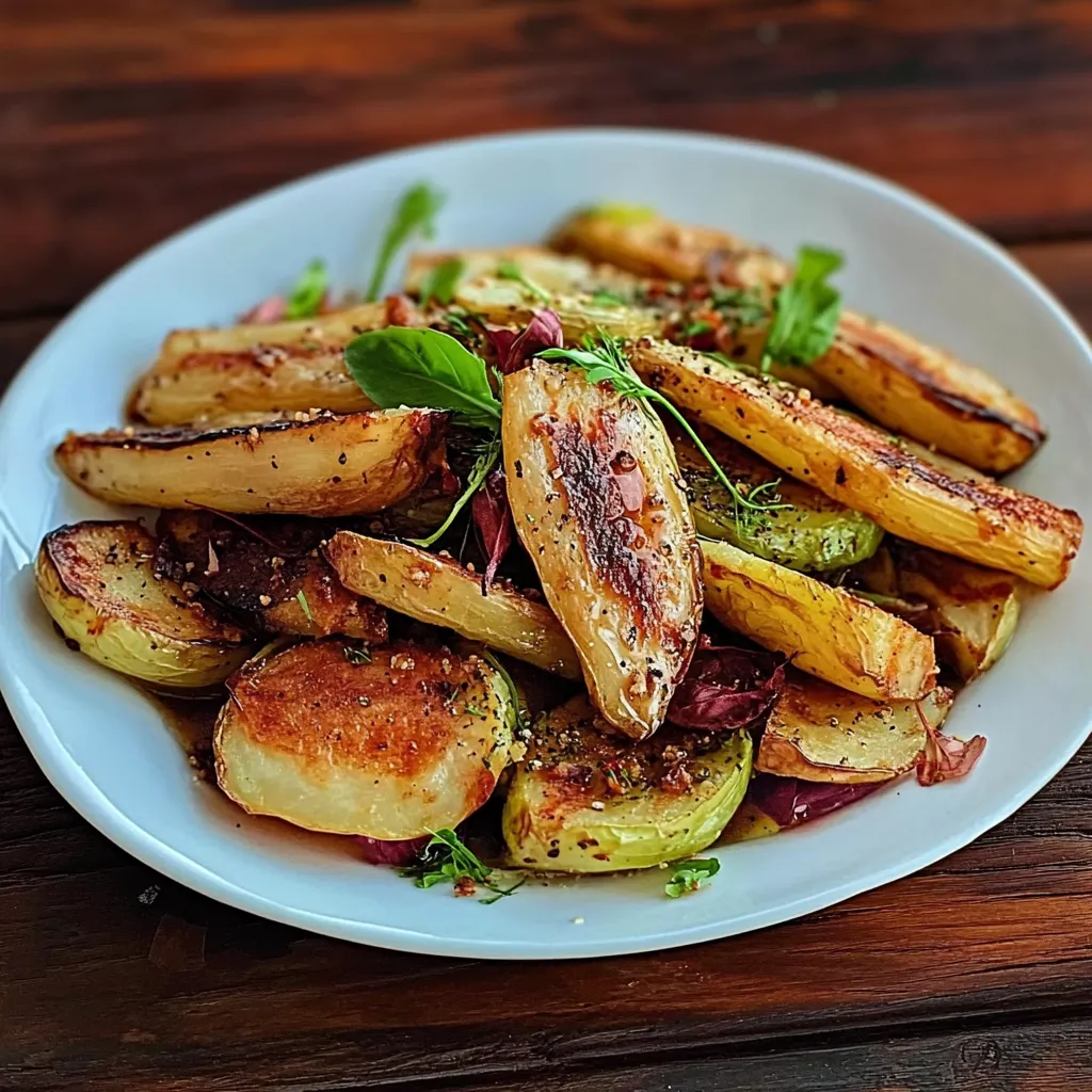 Um prato cheio de vegetais, incluindo cebola, alho, pimentões e tomates, todos cobertos de sal e pimenta.