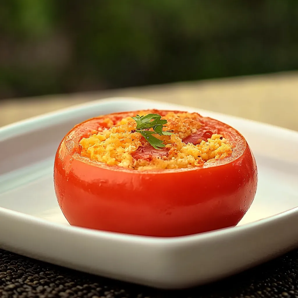 Tomate com queijo.