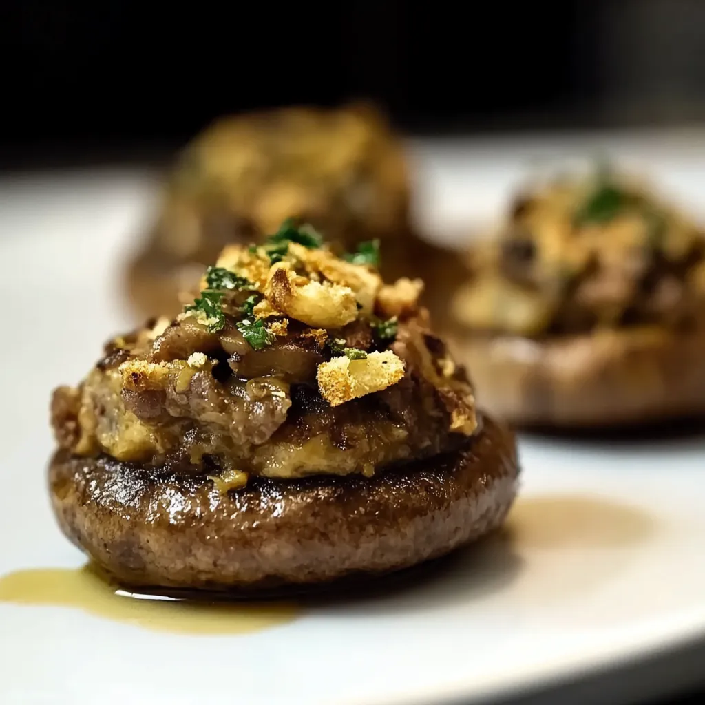 Mushrooms com salada.