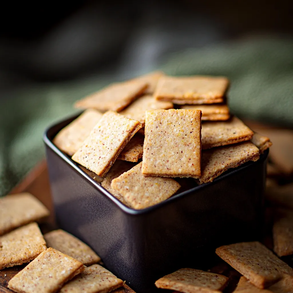Um prato cheio de biscoitos.