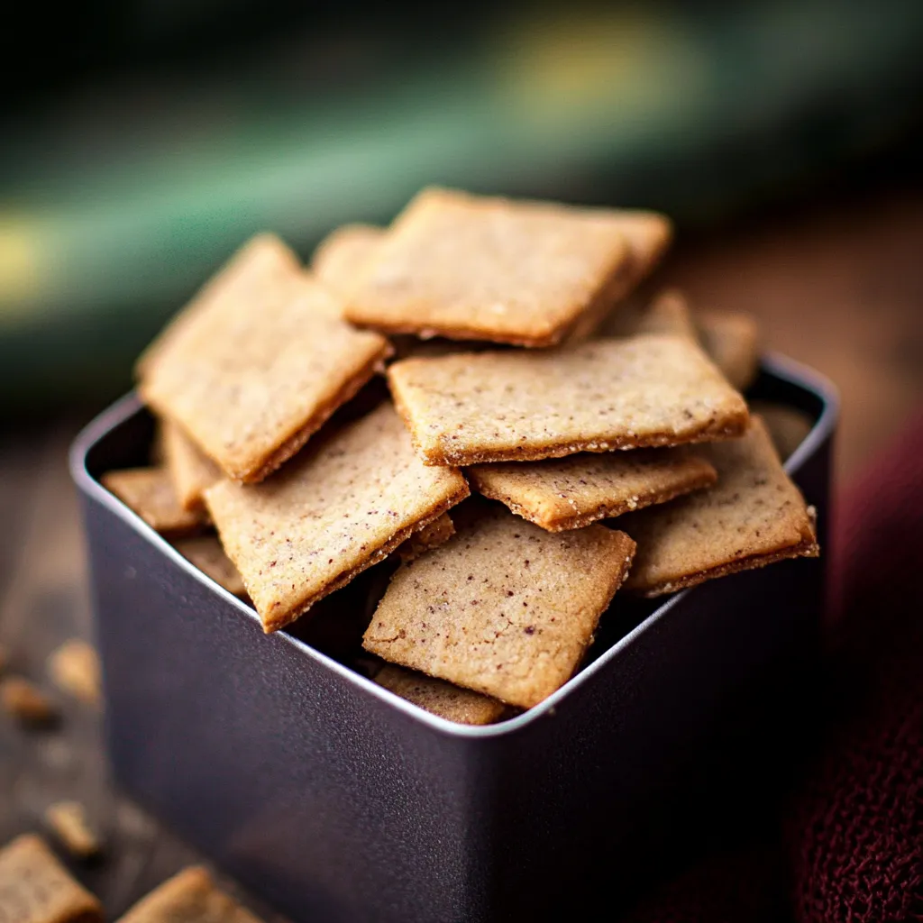 Um prato cheio de biscoitos.