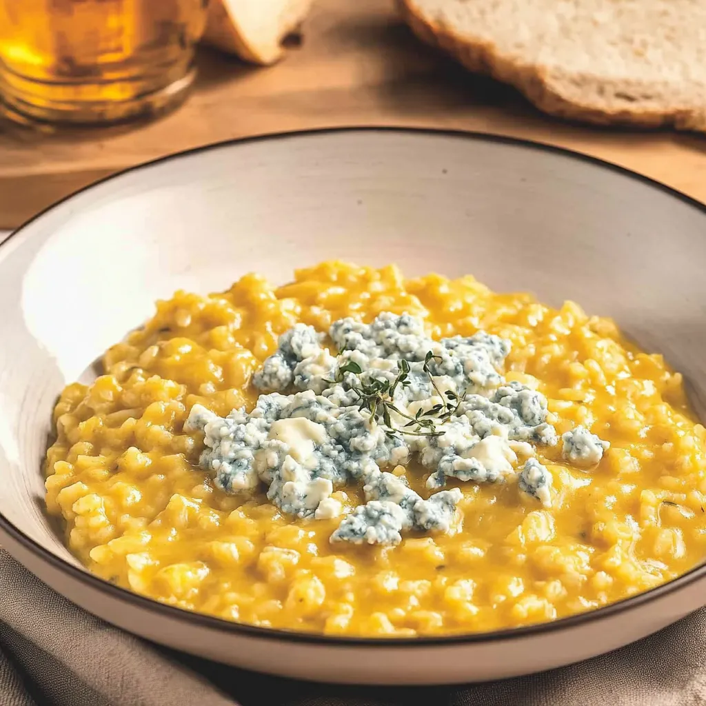 Cozido com arroz, queijo e ervas.