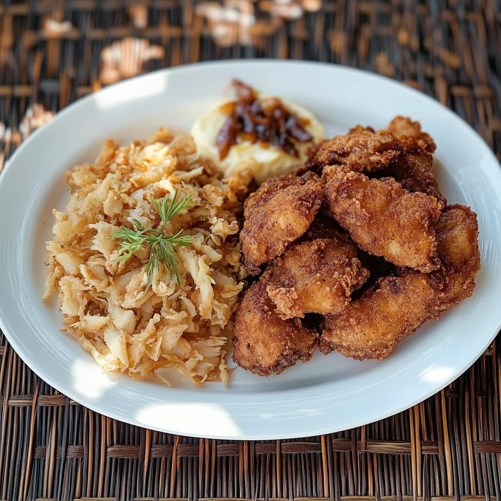 Um prato com arroz, frango grelhado e salada.