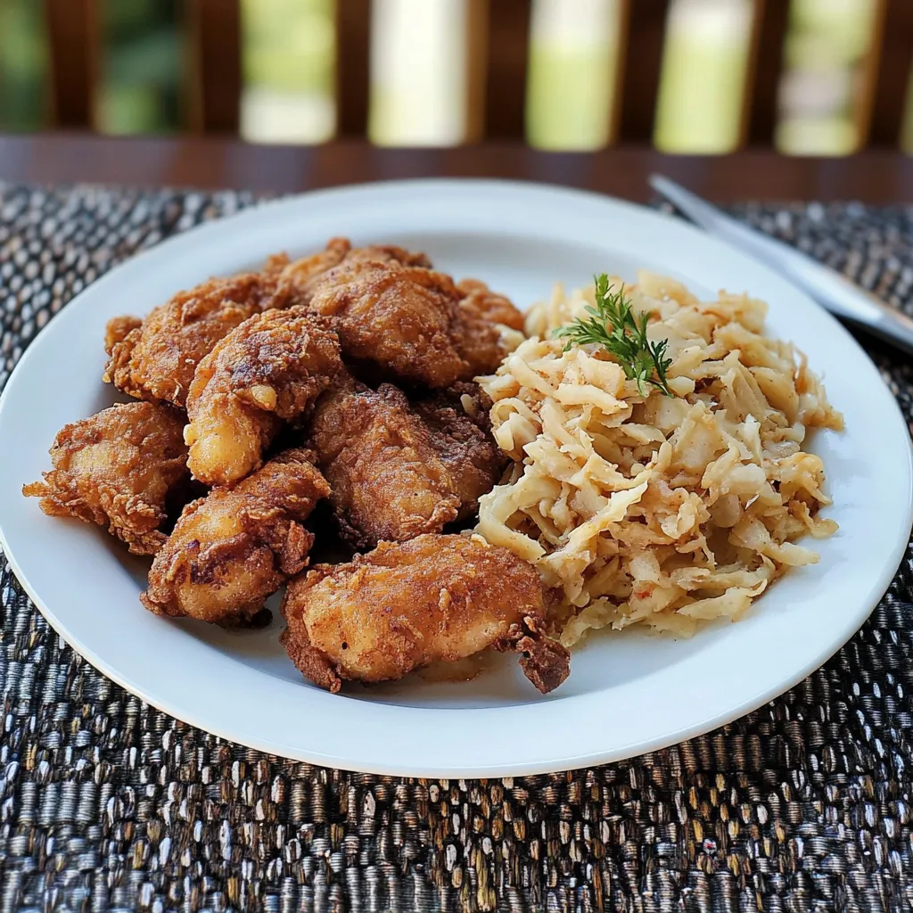 Um prato cheio de frango grelhado e macarrão.