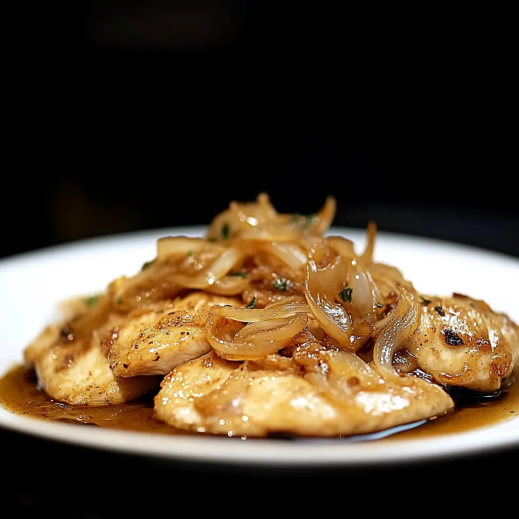 Carne com cebola e alho.