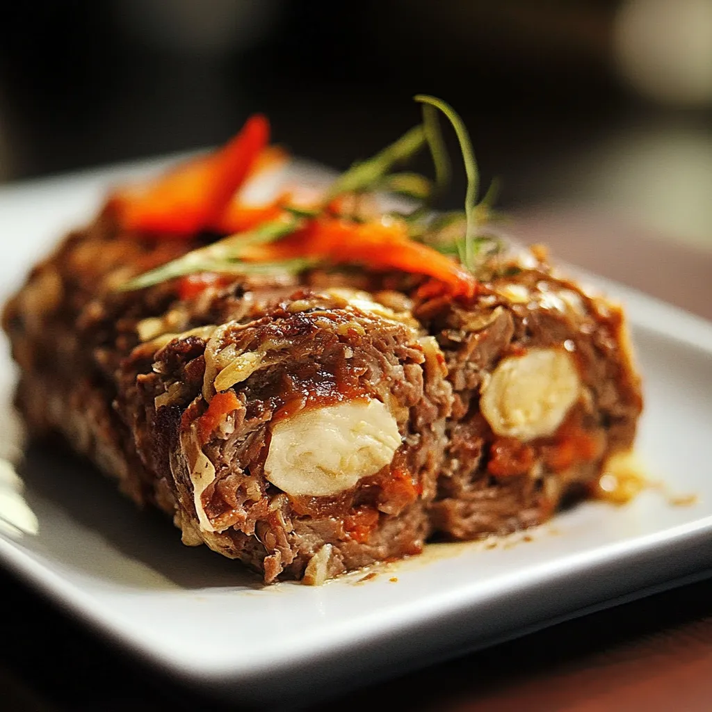 Carne assada com vegetais.