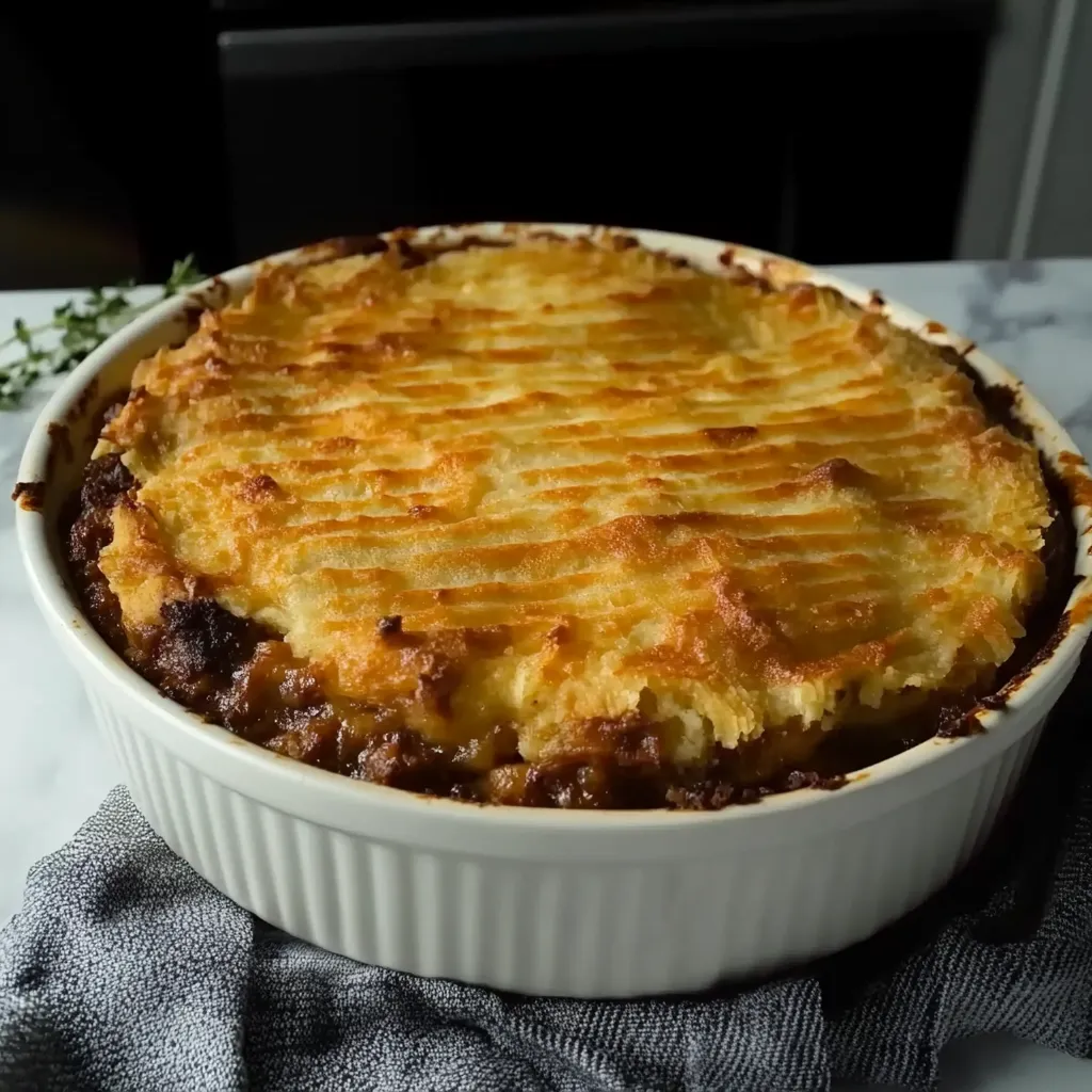 Um prato de gorduras fritas com carne de vaca.