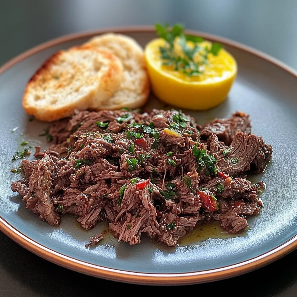 Carne assada com pão e limão.