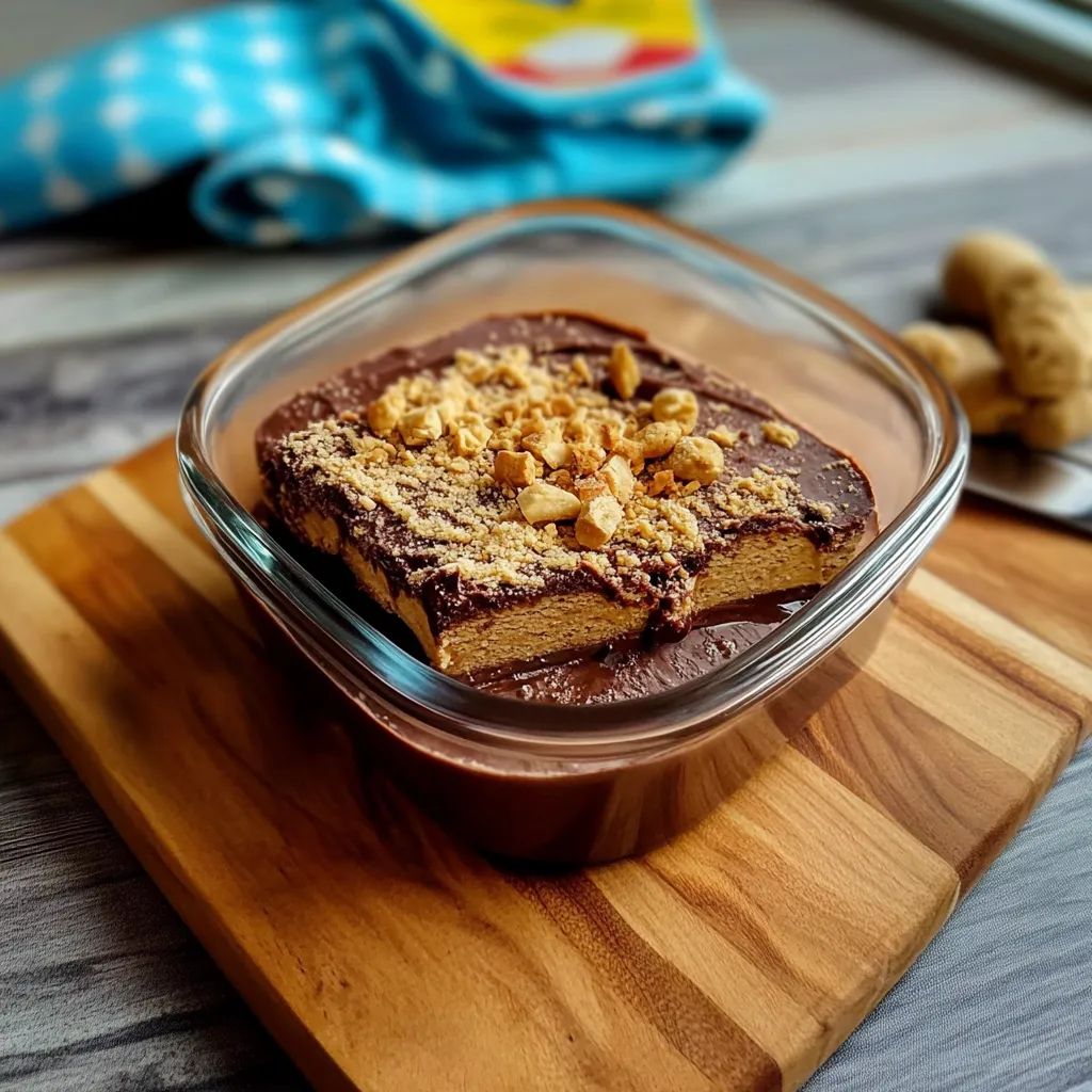Glass bowl com chocolate e nozes.