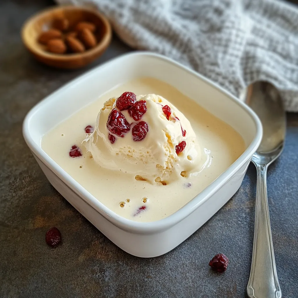 Um prato de sopa com frutas vermelhas.