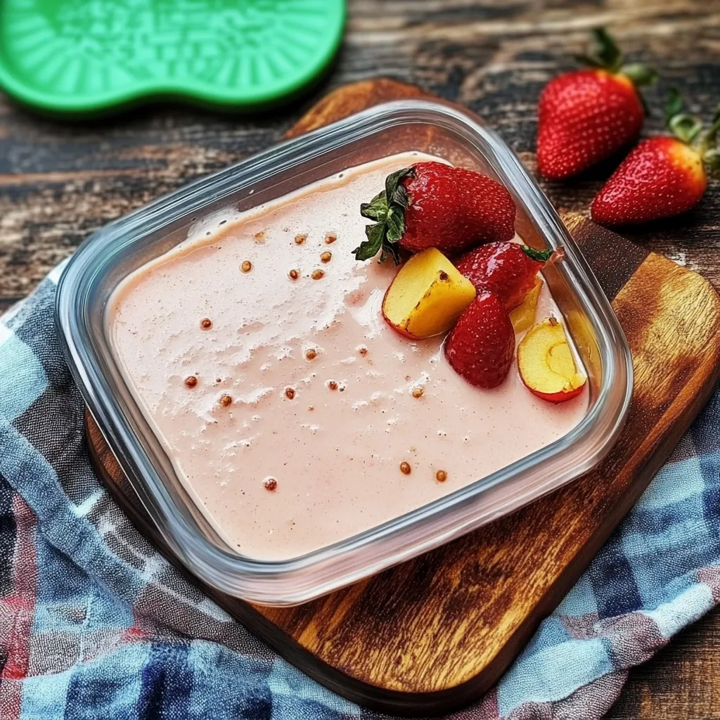 Um prato com frutas e suco de laranja.