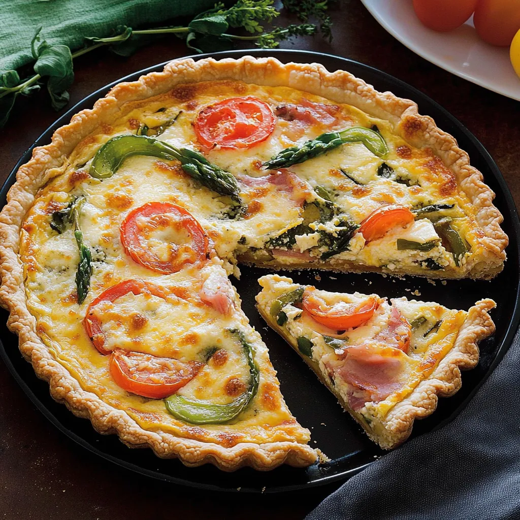 Pizza com tomate, cenoura e cebola.