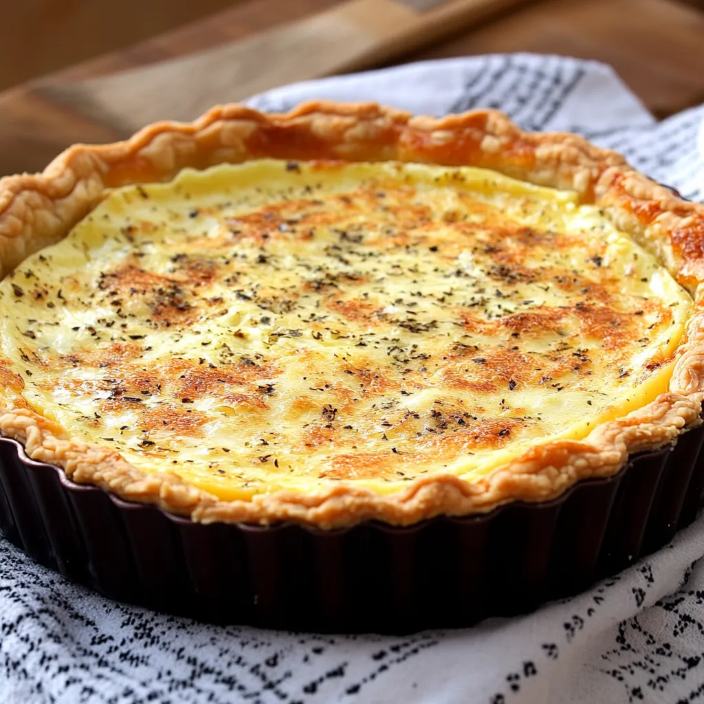 Forneça com queijo e ervas.