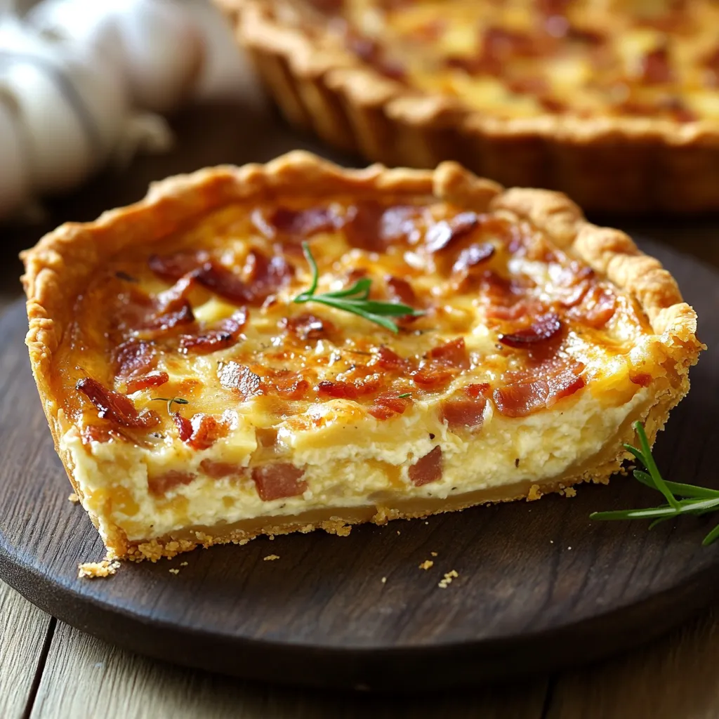 Pizza com bacon e cebola.