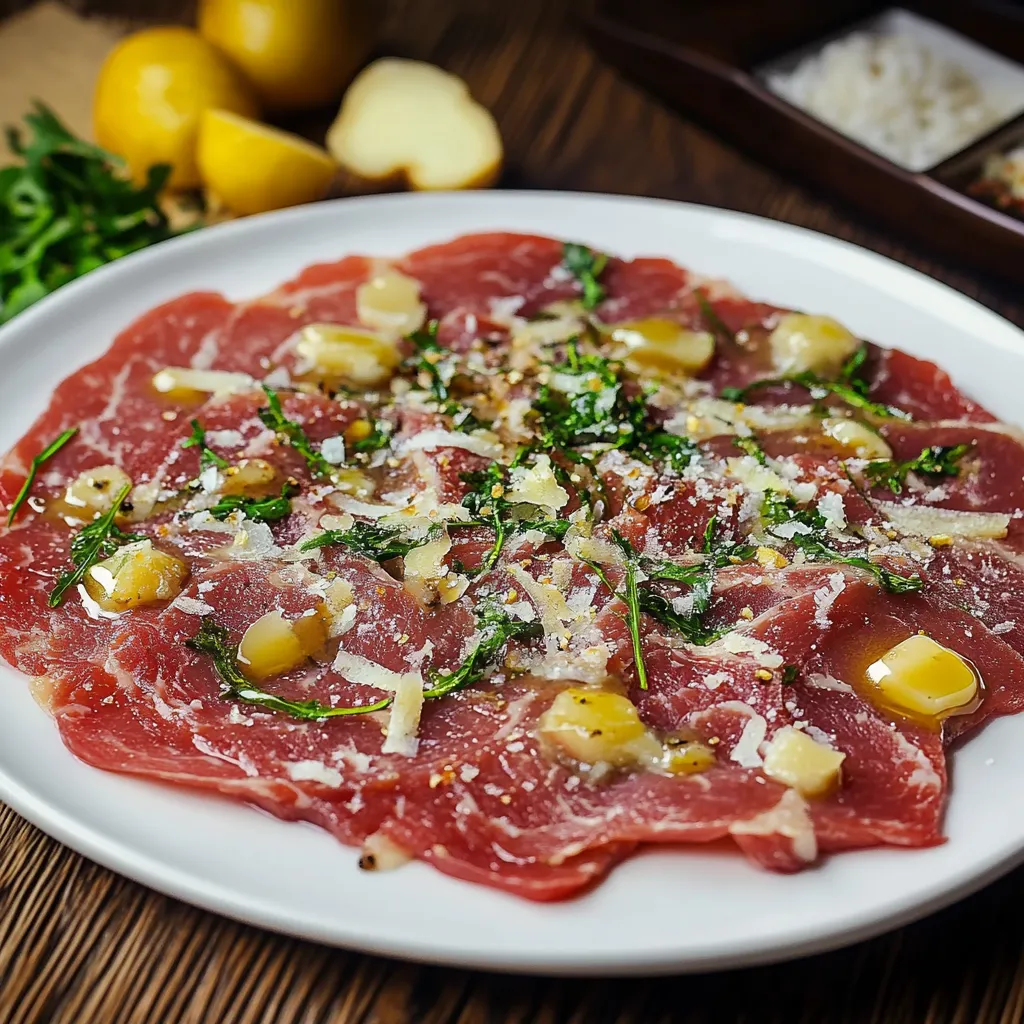 Carne com vegetais e azeite.