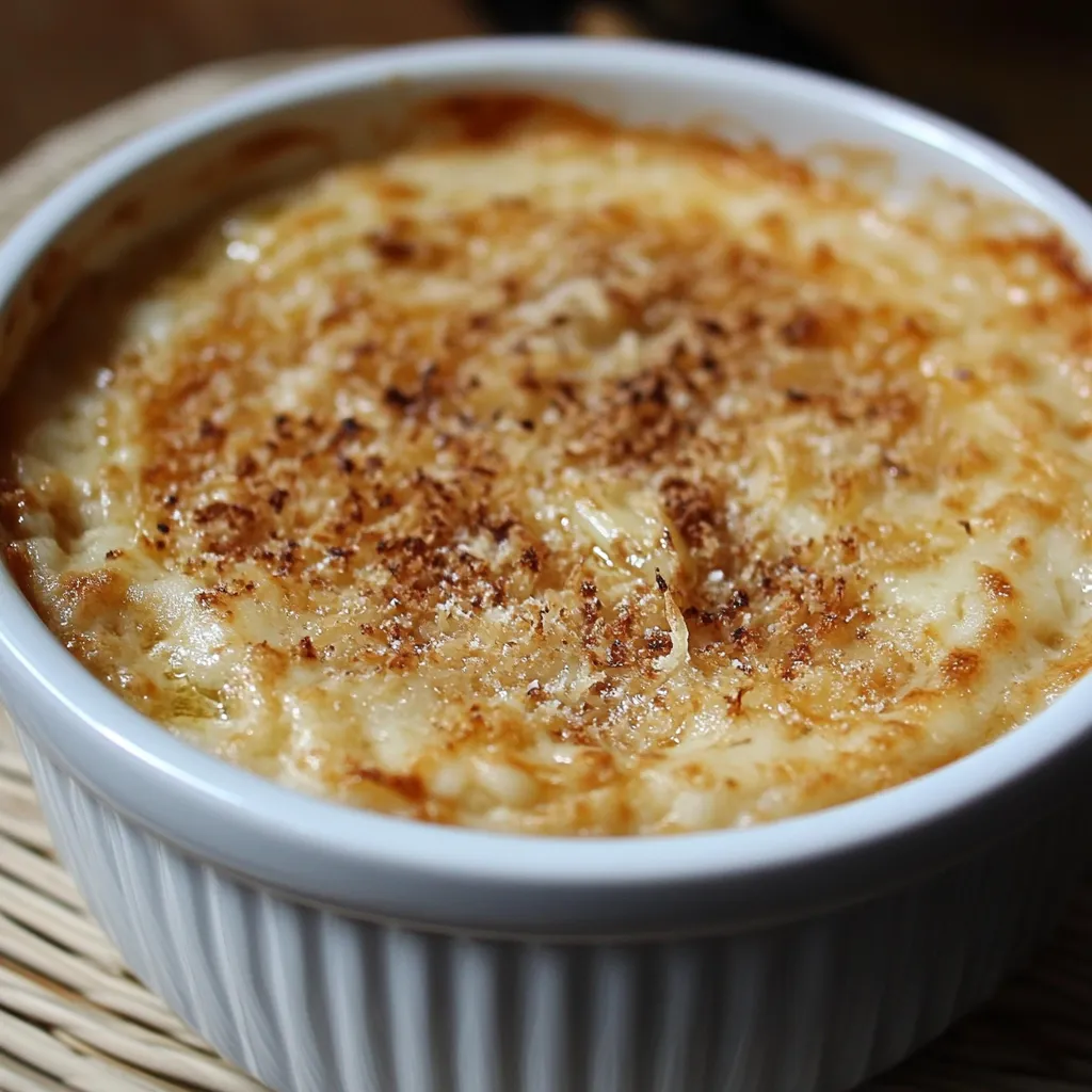 Um prato de macarrão com coco ralado.