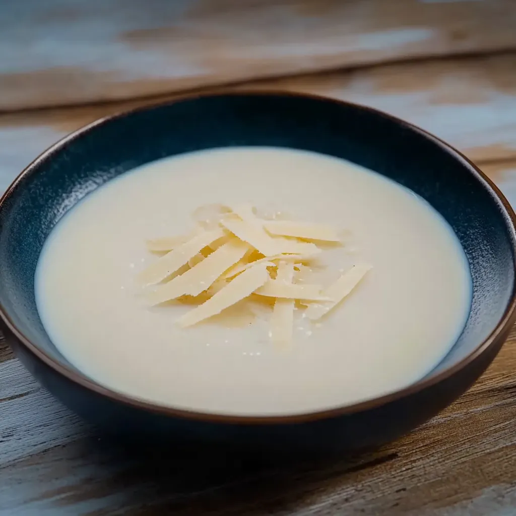 Um prato de sopa com pimenta.