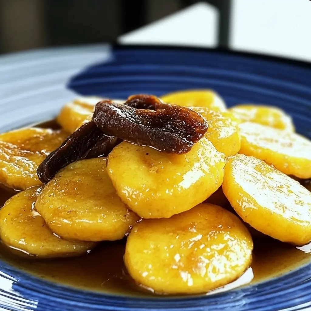 Bananas com manteiga e sal.