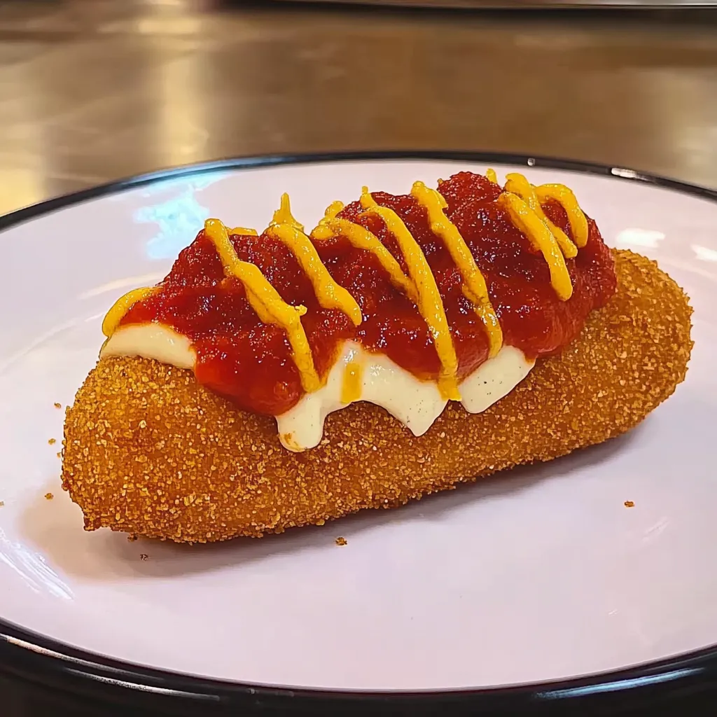 Hot dog com ketchup e relish.