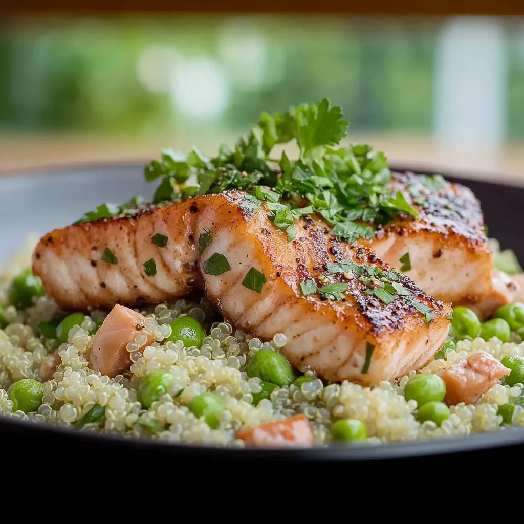 Salada com peixe, pimentões e cebola.