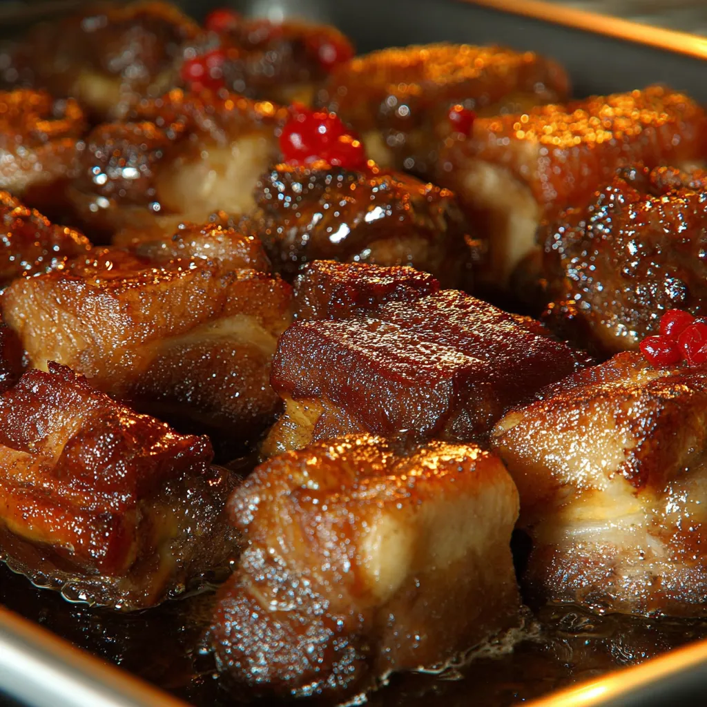 Carne assada em um prato.