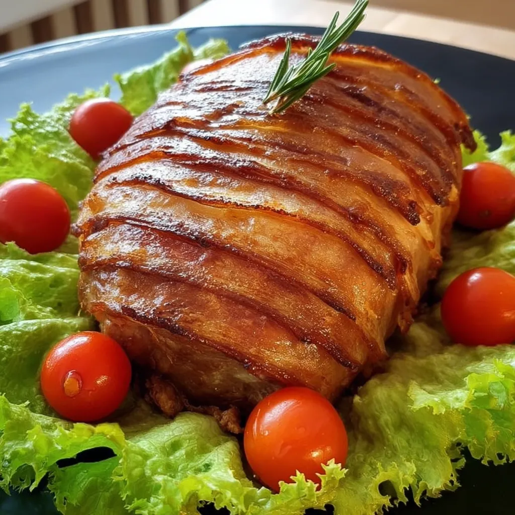 Carne assada com salada.