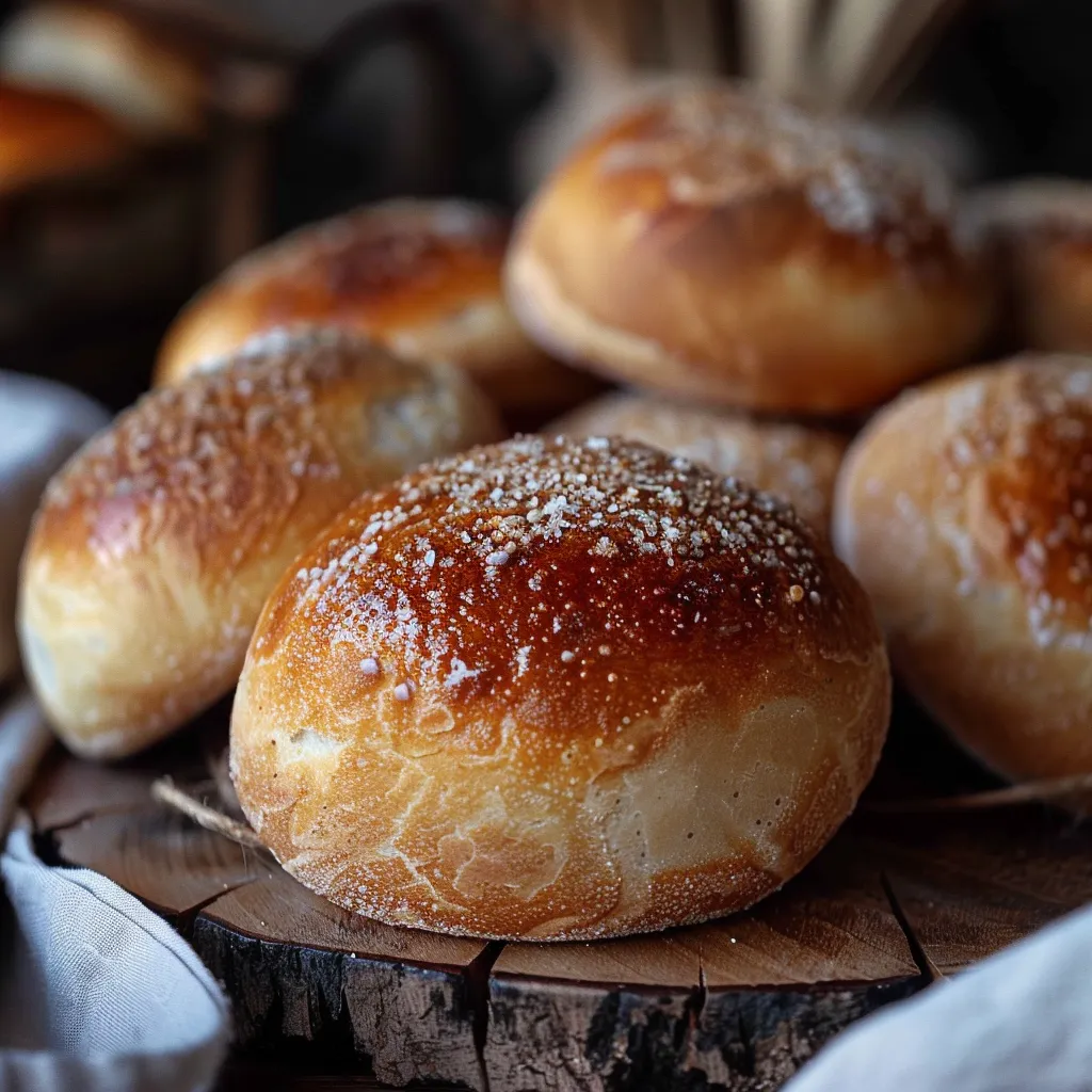 Pão de queijo com granulado de chocolate.