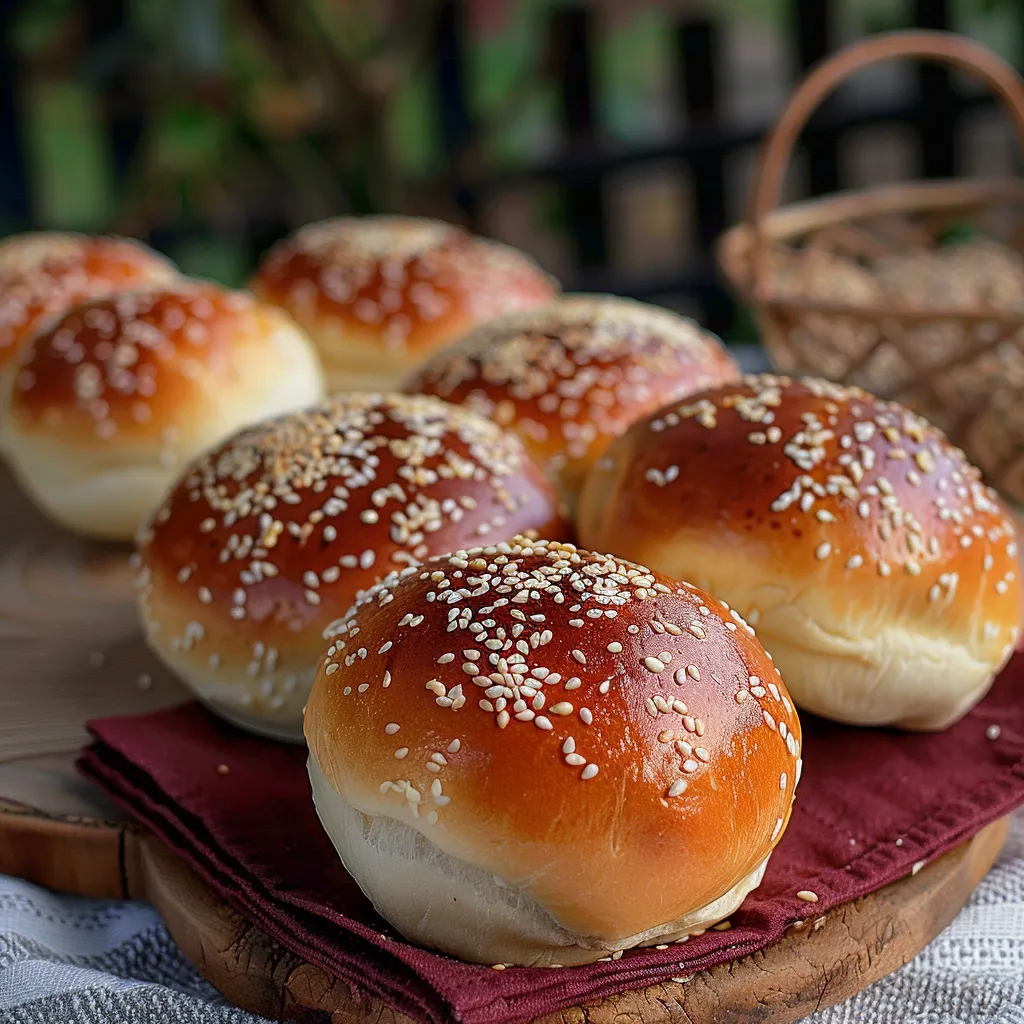 Bolo de pão com granulado de cebola.
