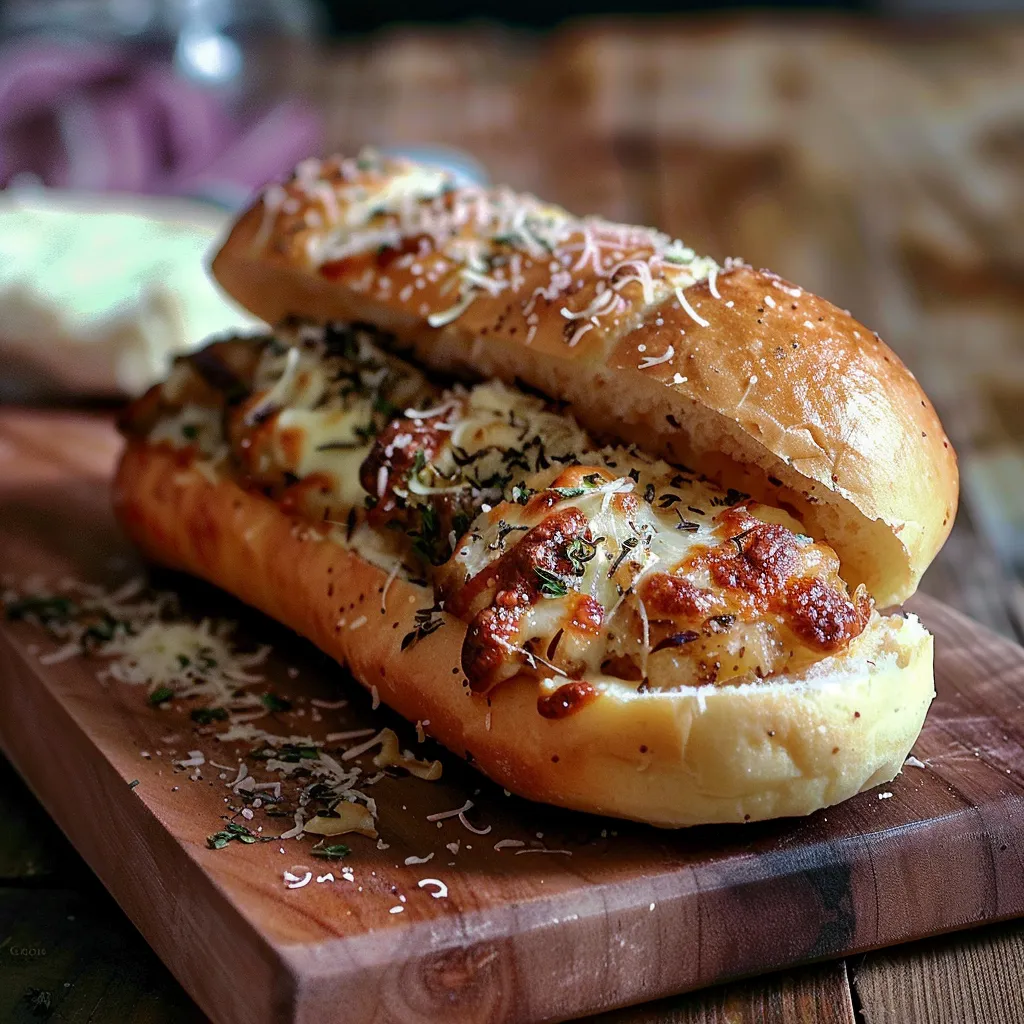 Sanduíche com carne e pimenta.