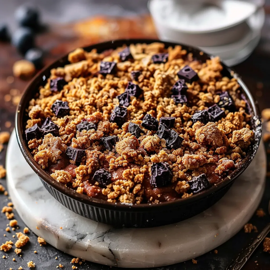 Cereais com frutas vermelhas e amarelas em um bol.