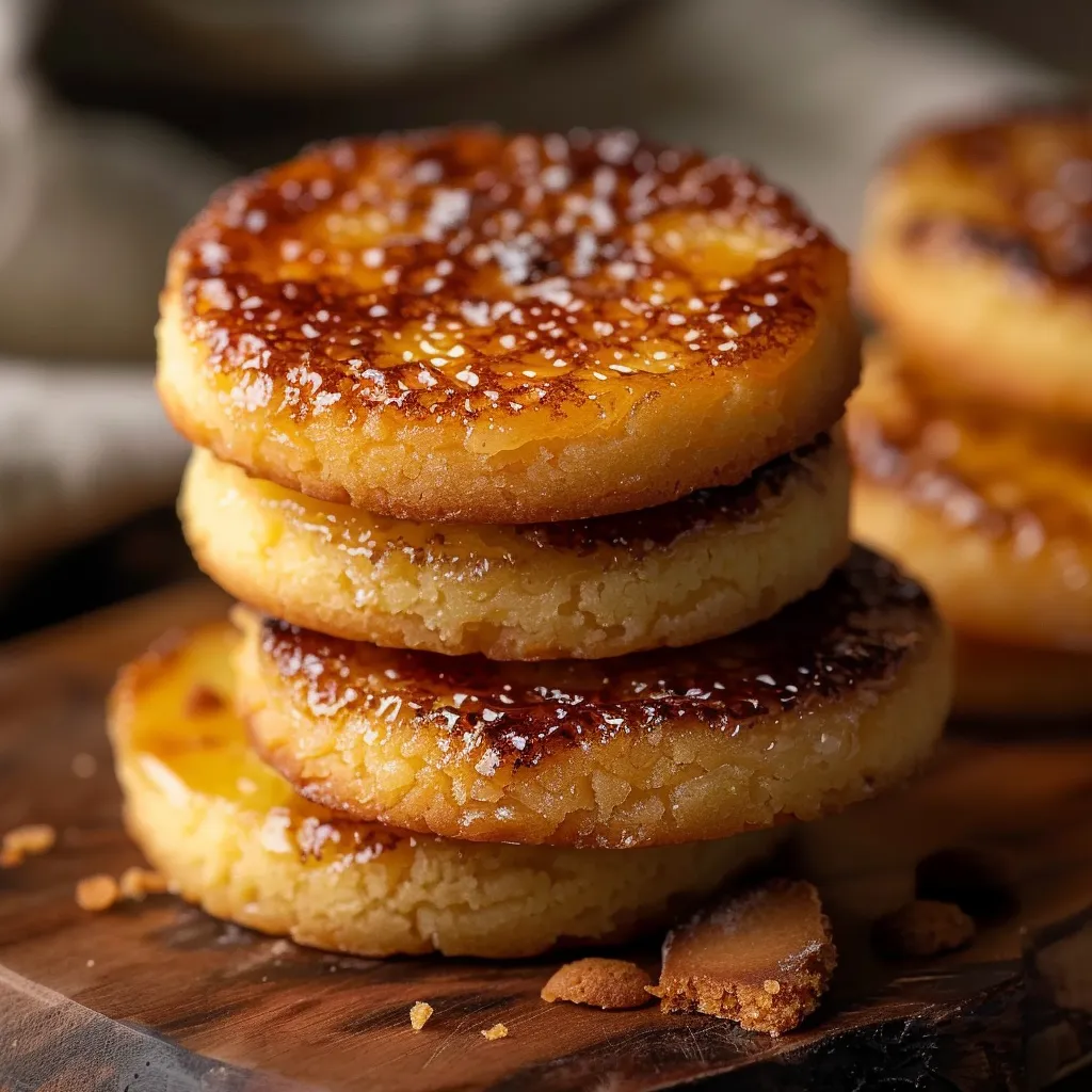 Pães de queijo com manteiga e canela.