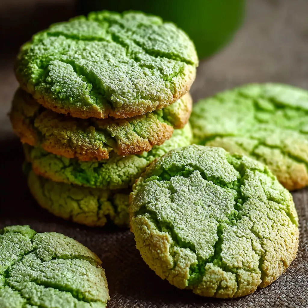Pães verdes com manteiga.