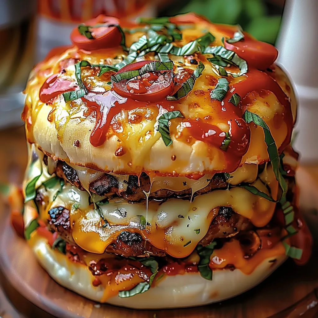 Sanduíche com tomate, pimenta e alho.