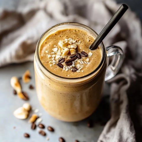 Um copo de chocolate com granola no topo.
